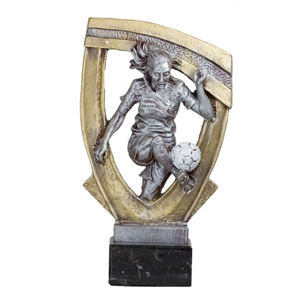 Trofeo fútbol jugadora C-2361. Disponibles 3 tamaños