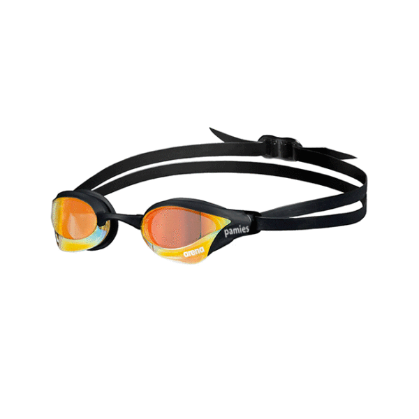 Arena gafas natación Cobra Ultra Mirror Swipe Blue Yellow-Copper-Black