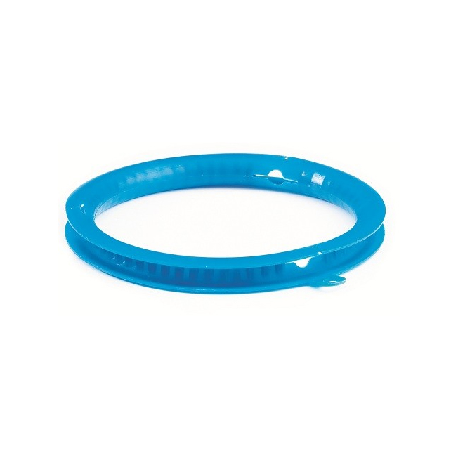 Evia plegador de plástico circular (azul)