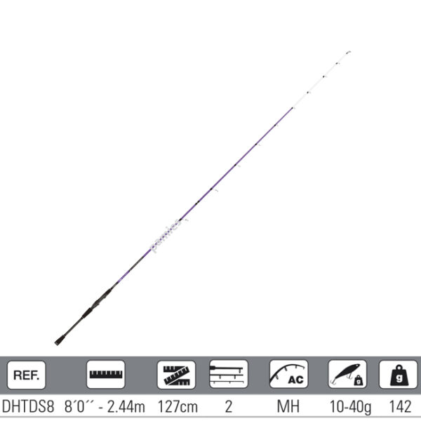 Hart caña Toro Drop shot (2.44 m 10-40 g) - Imagen 2