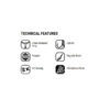 VMC triple 7554 2X-Strong Inline Treble Tin - Imagen 2