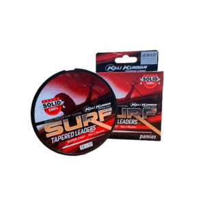 Kali Kunnan puentes línea Surf Solid Tapered Leaders rojo (10 x 15 m)