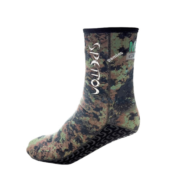 Spetton escarpines Med Green Camo (3 mm)
