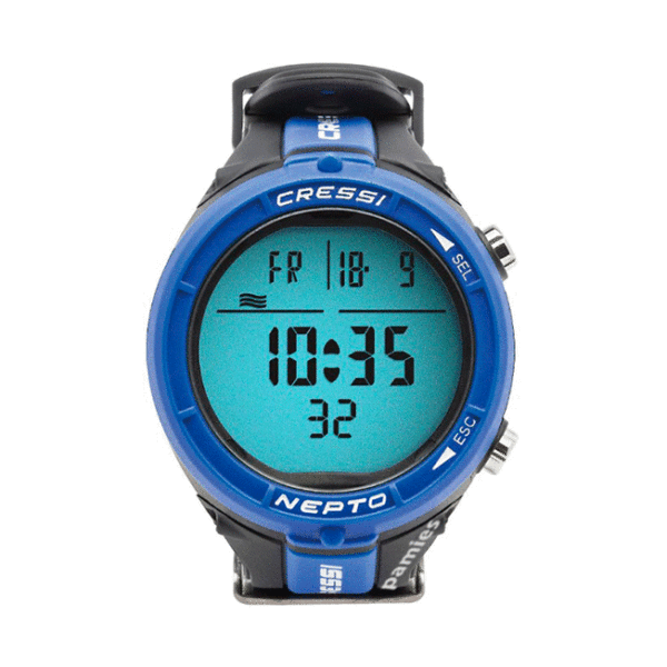 Cressi reloj Nepto Azul (Apnea)