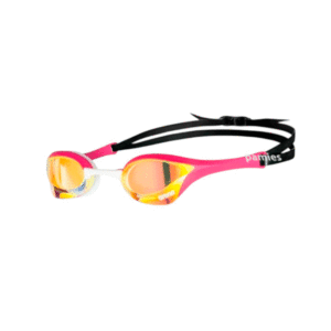 Arena gafas natación Cobra Ultra Mirror Swipe Yellow Copper Pink