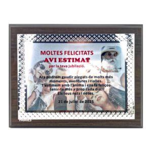 Placa homenaje F-515. Disponibles 3 tamaños