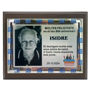 Placa homenaje F-519. Disponibles 3 tamaños