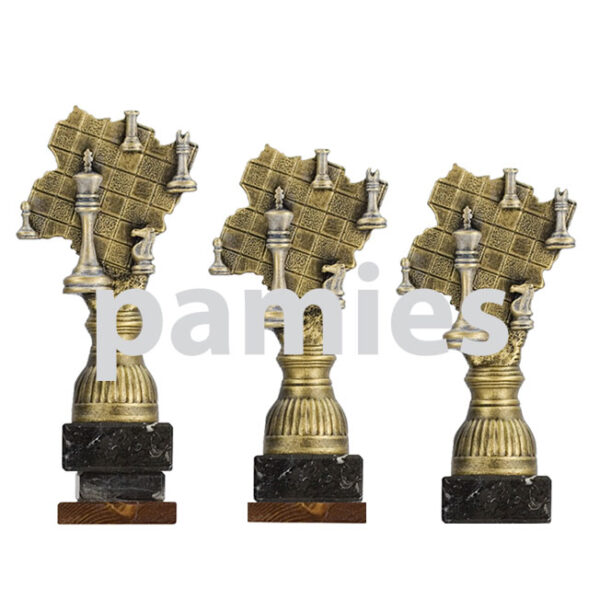 Trofeo ajedrez C-6964B. Disponibles 3 tamaños (copia) - Imagen 2
