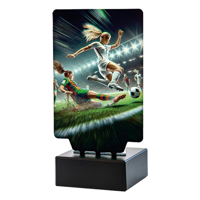 Trofeo fútbol femenino N-347421. Disponibles 3 tamaños