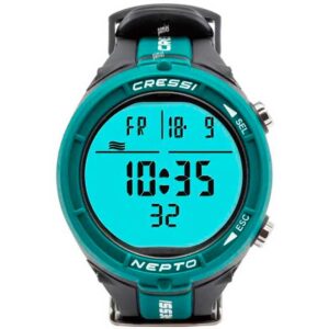 Cressi reloj Nepto Grenn (Apnea)