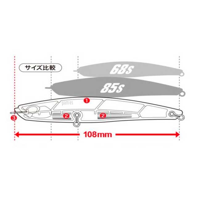 Duo señuelo Bay Ruf Seek Salt 108S (108 mm 26 g) - Imagen 5