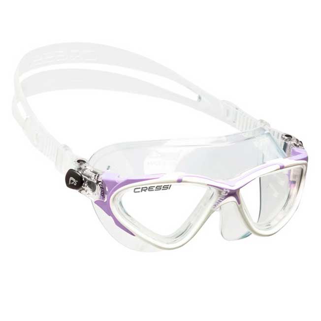 Cressi gafas Planet Swin Goggles Clear White Lilac
