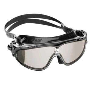 Cressi gafas Skyligth Swim Googles Clear Black Black Silver Mirrored Led