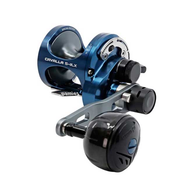 Okuma carrete Cavalla 5N-IILX Limited Edition Midnight Blue Manivela Izquierda