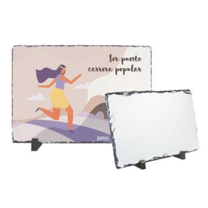 Placa Pizarra homenaje Rectangular P-1110. Disponibles 2 tamaños