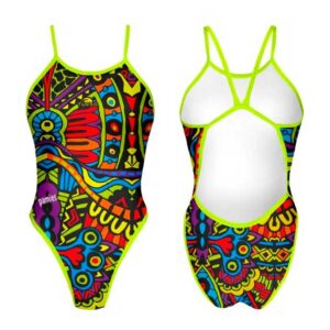 Turbo Bañador Sincro African Neon (Patron Revolution)