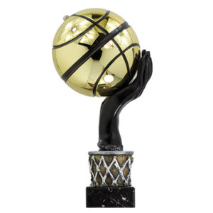 Trofeo baloncesto resina C-6615. Disponibles 3 tamaños