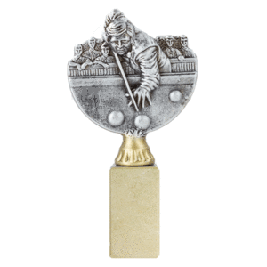 Trofeo billar resina C-6952. Disponibles 3 tamaños
