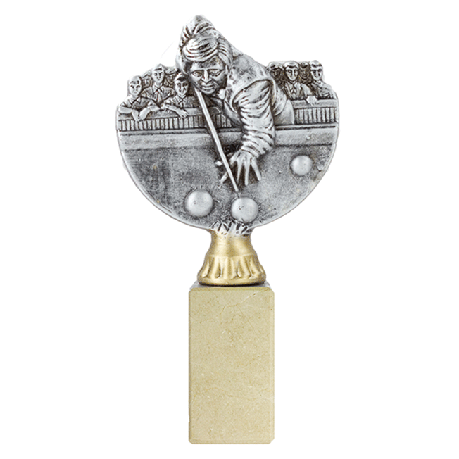 Trofeo billar resina C-6952. Disponibles 3 tamaños