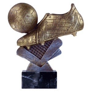 Trofeo fútbol resina C-6524. Disponibles 3 tamaños
