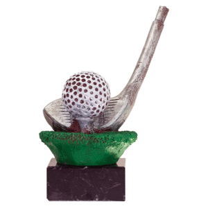 Trofeo golf resina C-6714. Disponibles 3 tamaños