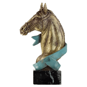 Trofeo hípica resina C-7167. Disponibles 3 tamaños
