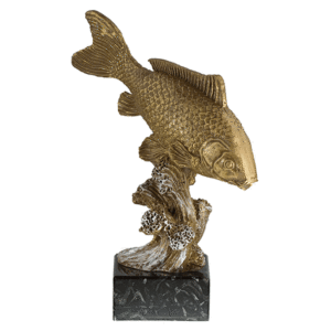 Trofeo pesca resina C-7347. Disponibles 3 tamaños