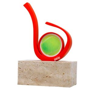 Trofeo pádel resina G-1513. Disponible 3 tamaños