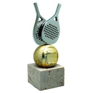 Trofeo pádel resina G-1564. Disponible 3 tamaños