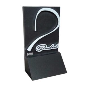 Trofeo pádel resina G-1570. Disponible 2 tamaños