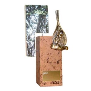 Trofeo pádel resina G-197. Disponible 3 tamaños