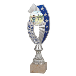 Trofeo tiro con arco P-6137. Disponibles 3 tamaños