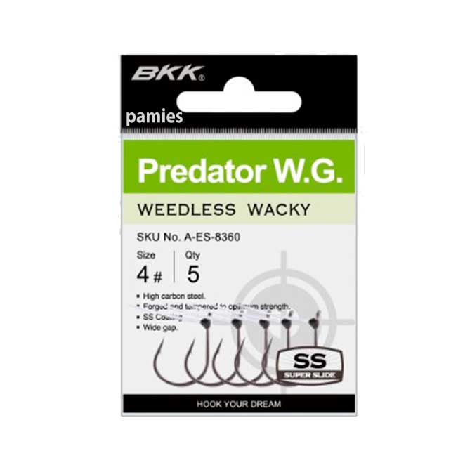 BKK anzuelo Predator WG Weedless
