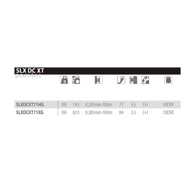 Shimano carrete SLX DC 71 Mano Izquierda - Imagen 3